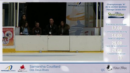 CSA2016-Québec, Pré-Novice Dames Court Échauffement 11