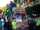 see how pakistani celebrating cricket victory  in uk