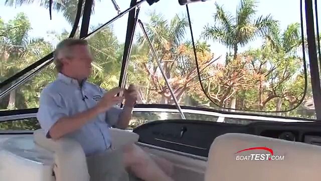Meridian Yachts 341 Sedan Bridge 2011 Yacht Features Layout Review - By BoatTest.com