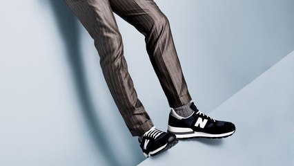 How to Wear Sneakers with a Suit