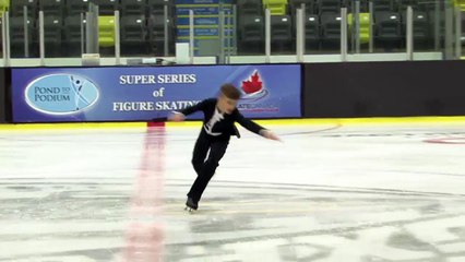 Gabriel Blumenthal - Novice Men Free - 2016 Skate Canada BC/YK Sectional Championships