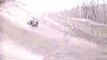 Motorcycle quad ATV Yamaha Raptor Crash