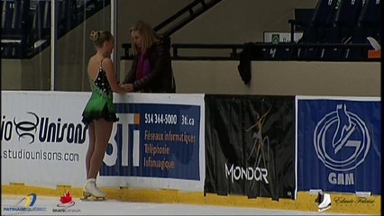 CSA2016-Québec, Pré-Novice Dames Court Échauffement 14