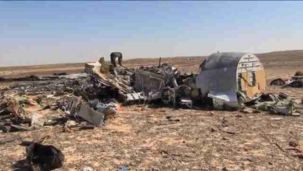 El ruido de una explosión se escucha en las cajas negras del avión del Sinaí