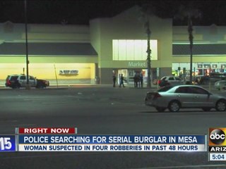 Police, FBI searching for serial burglar in Mesa