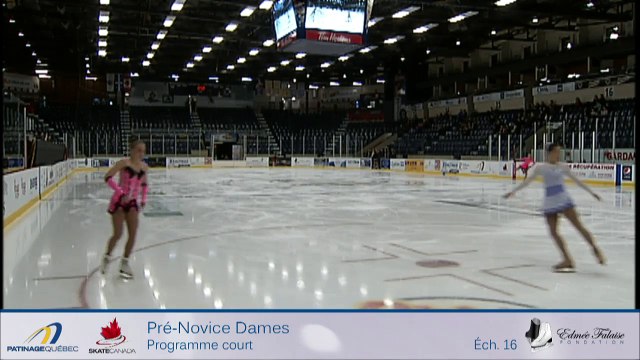 CSA2016-Québec, Pré-Novice Dames Court Échauffement 16