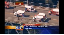 Seattle Tour Bus Crash Four Killed Ride The Ducks Duck Boat and Tour Bus Crash in Seattle