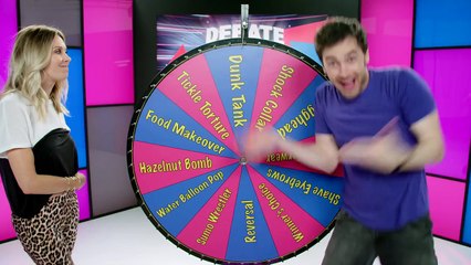 BIKINI DUNK TANK CHALLENGE Debate Your Fate