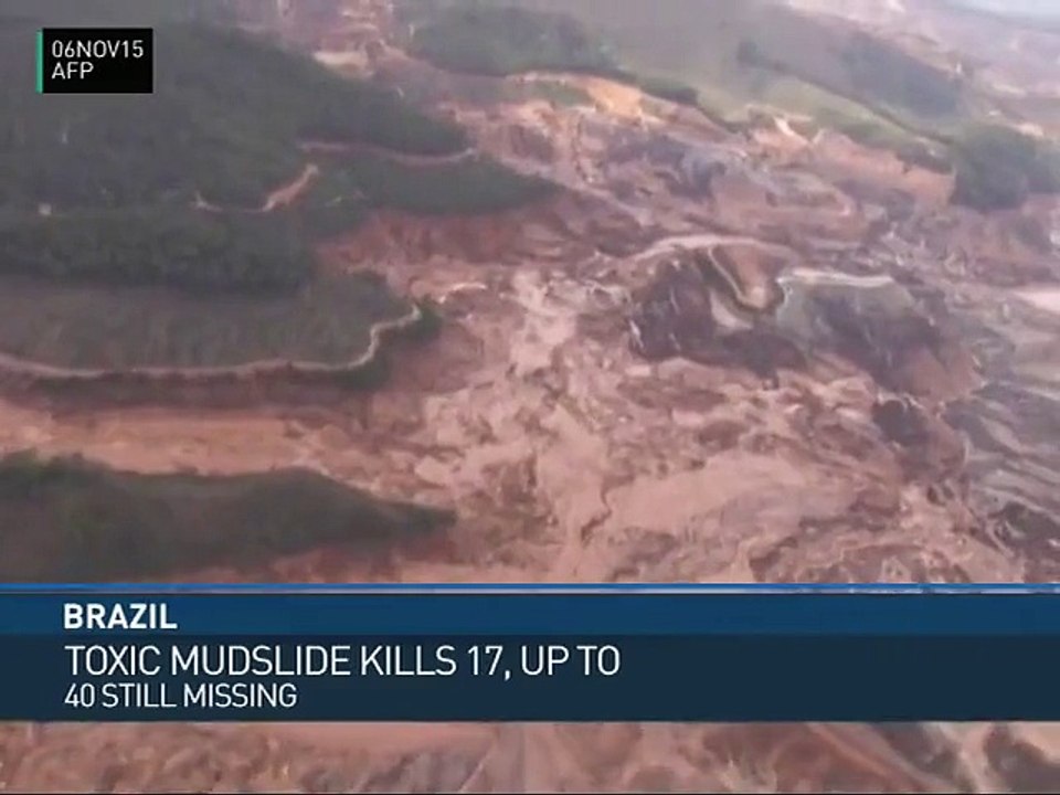 Brazil: 17 Dead, 40 Missing in Toxic Mudslide