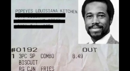 Ben Carson at Popeyes - Shoot that guy!
