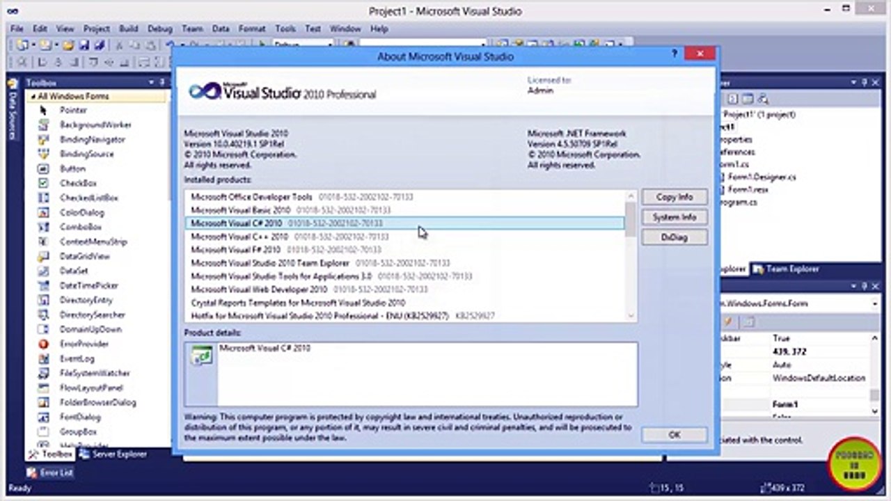 Introduction of c programe in visual studiio