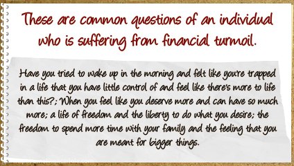 Working from home, business opportunity.