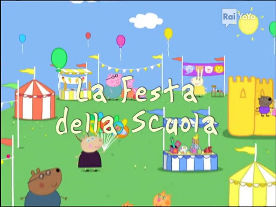 Peppa Pig En Español | Peppa Pig Full Episodes | La Festa Della Scuola