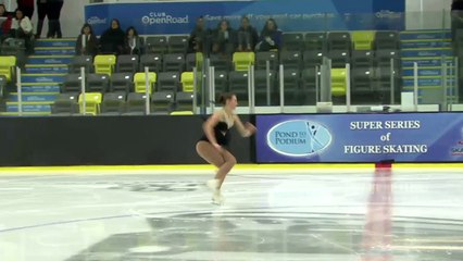 Julianne Delaurier - Senior Women Free - 2016 Skate Canada BC/YK Sectional Championships