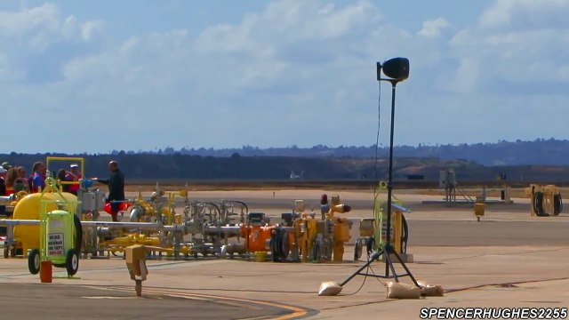 2012 MCAS Miramar Air Show F 22 Raptor Demo Team & U.S.A.F. Heritage Flight