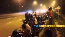 CAUGHT ON CAMERA : Bike Stunts Accidents in Hyderabad | 4 Banglore Bikers Died on Airport Road