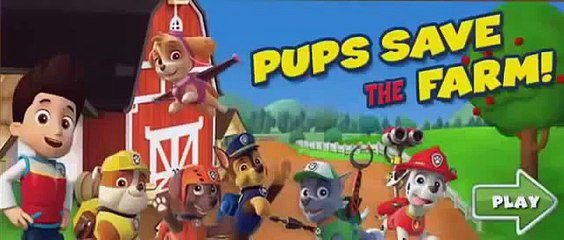 Paw Patrol Game PUPS SAVE the FARM Video Gameplay on Youtube by Toy Pals TV