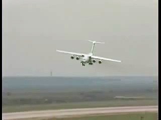 Ас посадил 200тонн на переднюю стойку Ил-76мф !