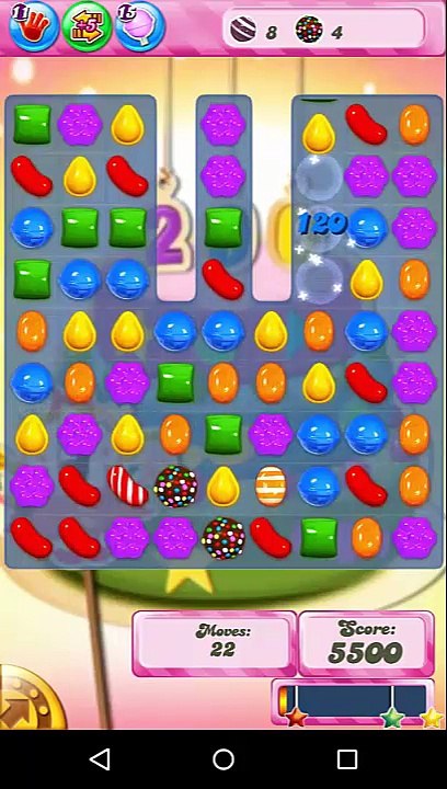 Candy Crush Saga Level 208 - No Boosters