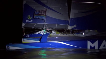 Transat Jacques Vabre 2015 - Passage de la ligne d'arrivée : Macif (Ultime)