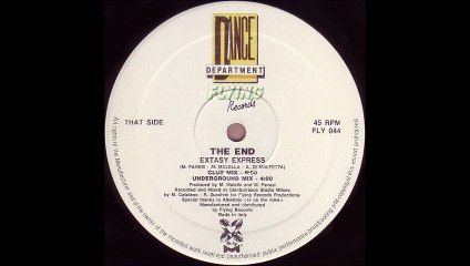 The End - Extasy Express (Underground Mix) (B2)