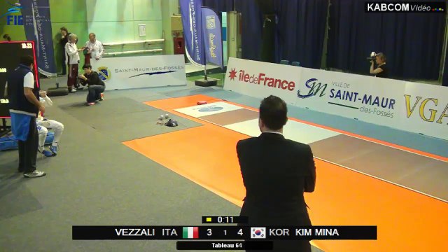 CdM fleuret dames St-Maur 2015 - Tableau 64 > Tableau 16 piste rouge (7/11/2015)