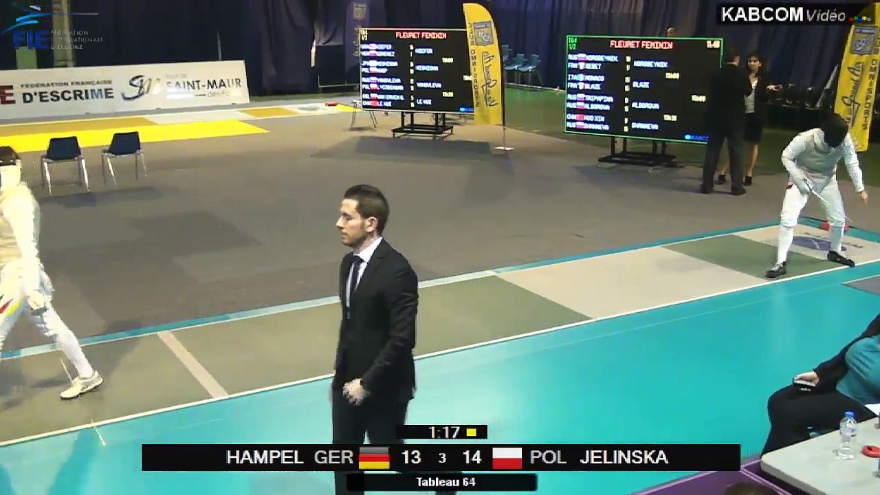 CdM fleuret dames St-Maur 2015 - Tableau 64 > Tableau 16 piste verte (7/11/2015)