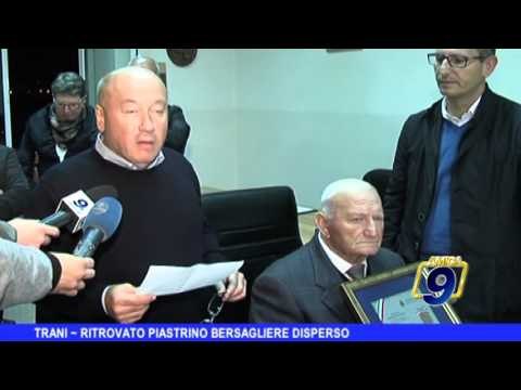 TRANI | Ritrovato piastrino bersagliere disperso