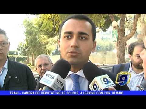 TRANI | Camera dei Deputati nelle scuole, a lezione con Di Maio