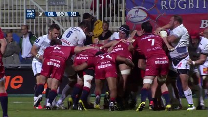 PRO D2 - Résumé Colomiers-Béziers: 10-14 - J8 - Saison 2015/2016