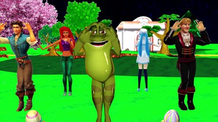 Frozen songs present Humpty Dumpty sat on a wall song   Nursery rhymes for children