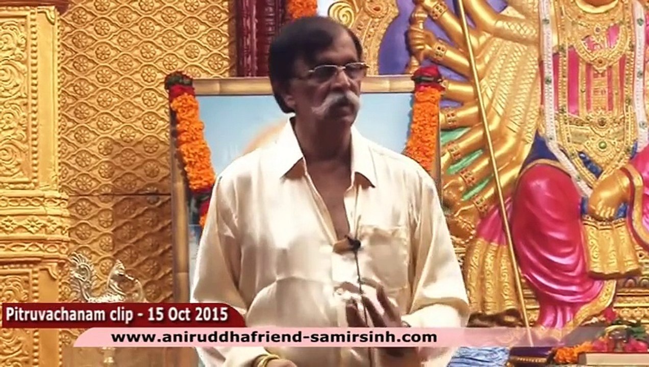 Aniruddha Bapu Pitruvachanam 15 Oct 2015 - सप्तचक्रों में सन्तुलन रहने की आवश्यकता