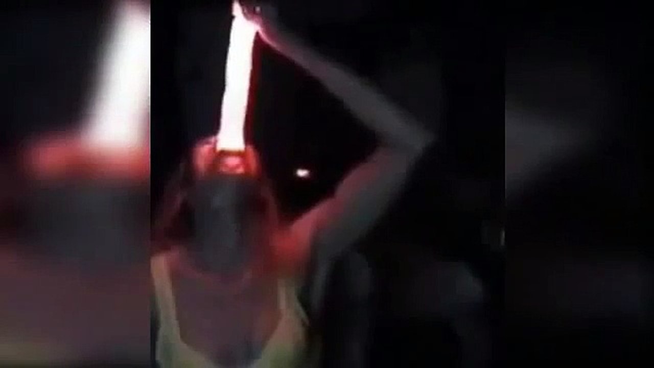 Whoa! This Woman Has An Interesting Way To Cure Her Scratchy Throat