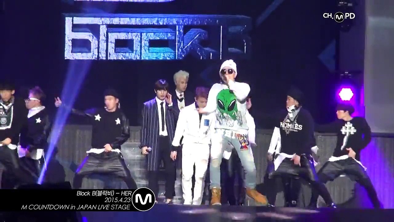 [MPD직캠] 블락비 직캠 HER Block B Fancam Mnet MCOUNTDOWN 150423