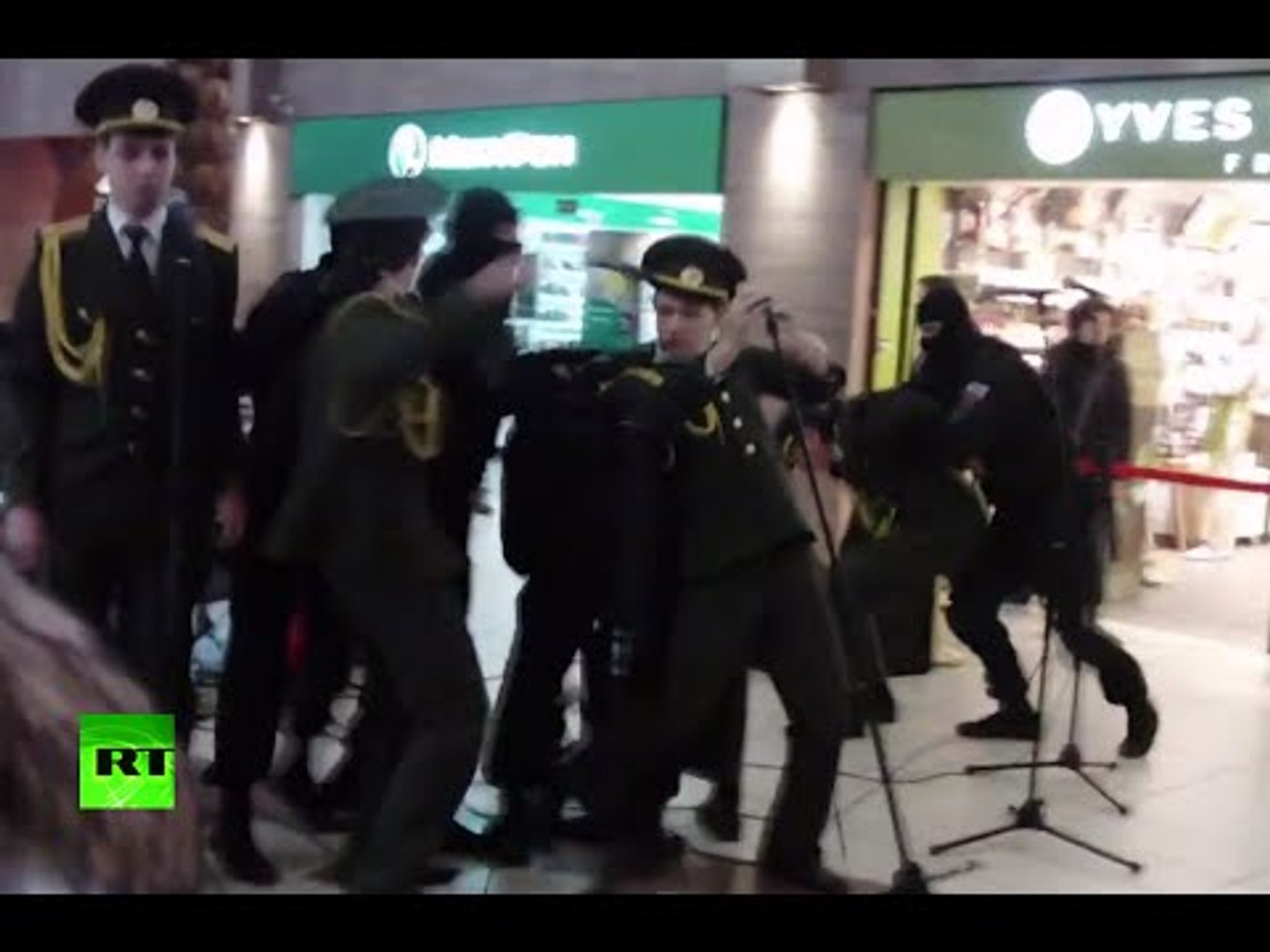 ⁣Russian Army choir 'detained' signing 007 Spectre theme song