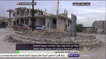 كاميرا الجزيرة مباشر داخل بلدة مورك بريف حماة بعد سيطرة المعارضة عليها