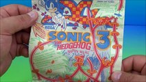 1993 McDONALDS SONIC THE HEDGEHOG 3 SET OF 5 HAPPY MEAL KIDS TOYS VIDEO REVIEW