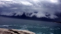 Beautiful time-lapse footage of Australian storm speeding towards land
