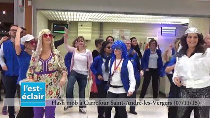 Flash mob à Carrefour St André