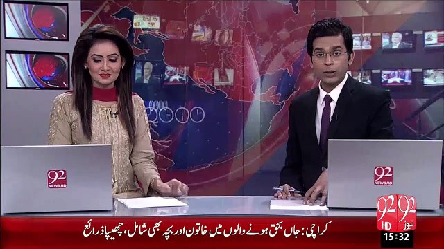 Breaking News – My Karachi Ki Taqreeb Mein Commissioner Karachi Soty Rahy – 07 Nov 15 - 92 News HD