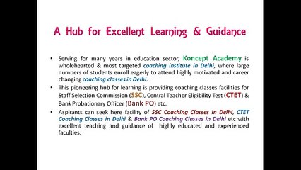 Popular Coaching Institute in Delhi for SSC CTET & Bank Exams Cracking