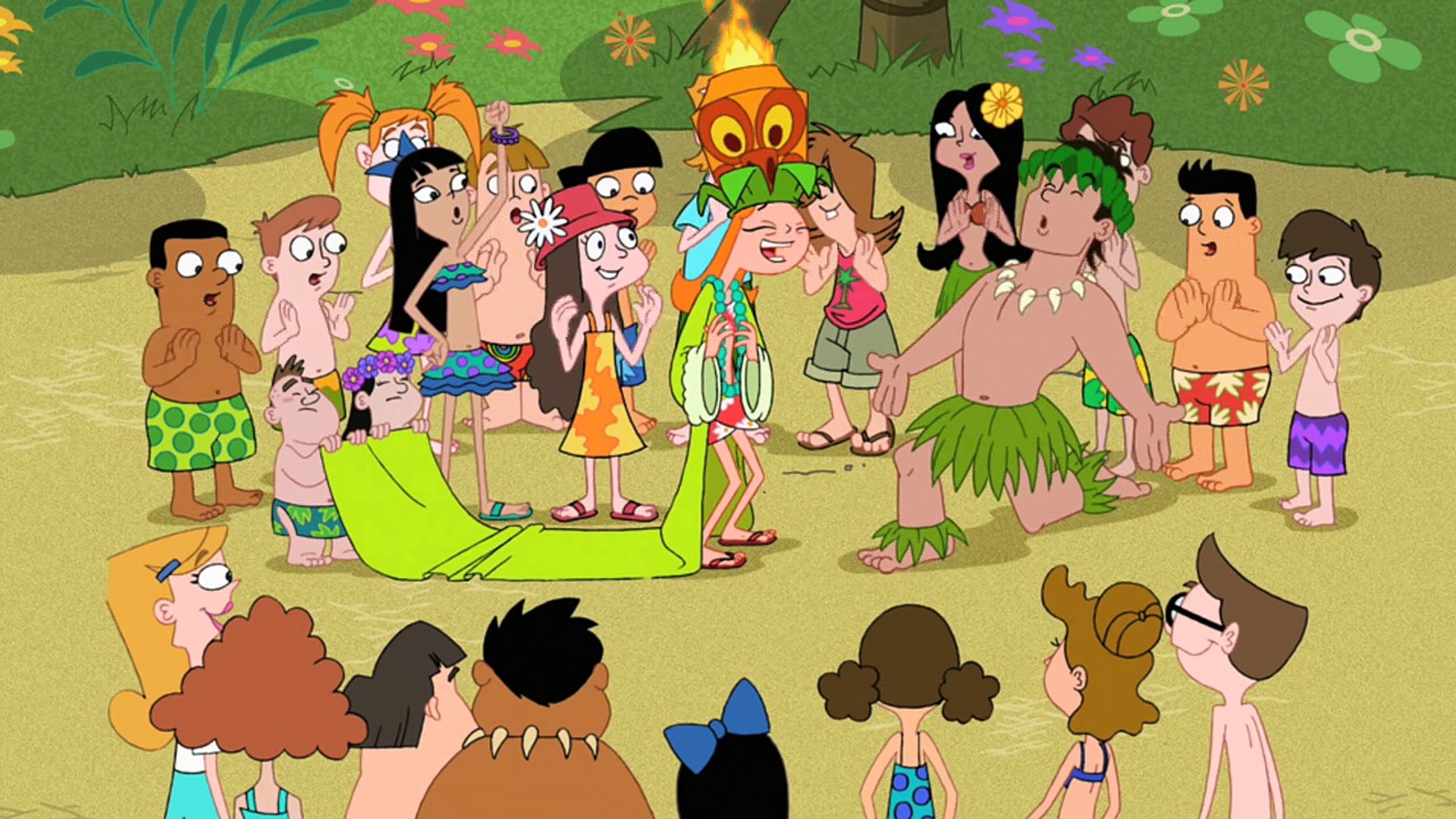 Phineas And Ferb 002 Lawn Gnome Beach Party Of Terror Video Dailymotion