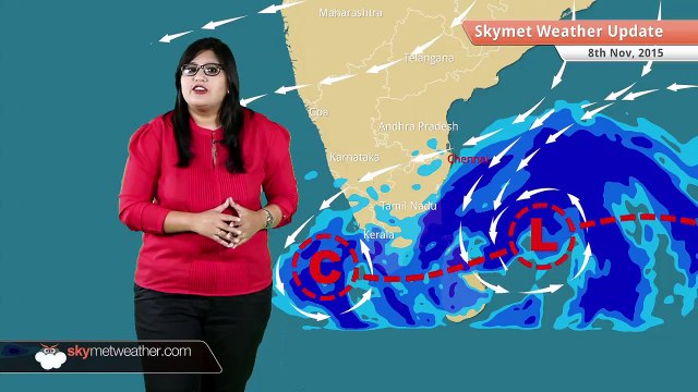 Weather forecast for November 8, 2015: Heavy rains likely over Chennai, Tamil Nadu on Sunday