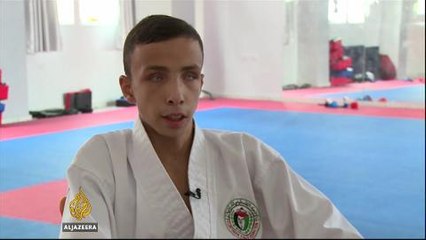 Blind karate teen in Gaza dreams of representing Palestine