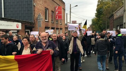 Mouscron - Manifestation anti-réfugiés