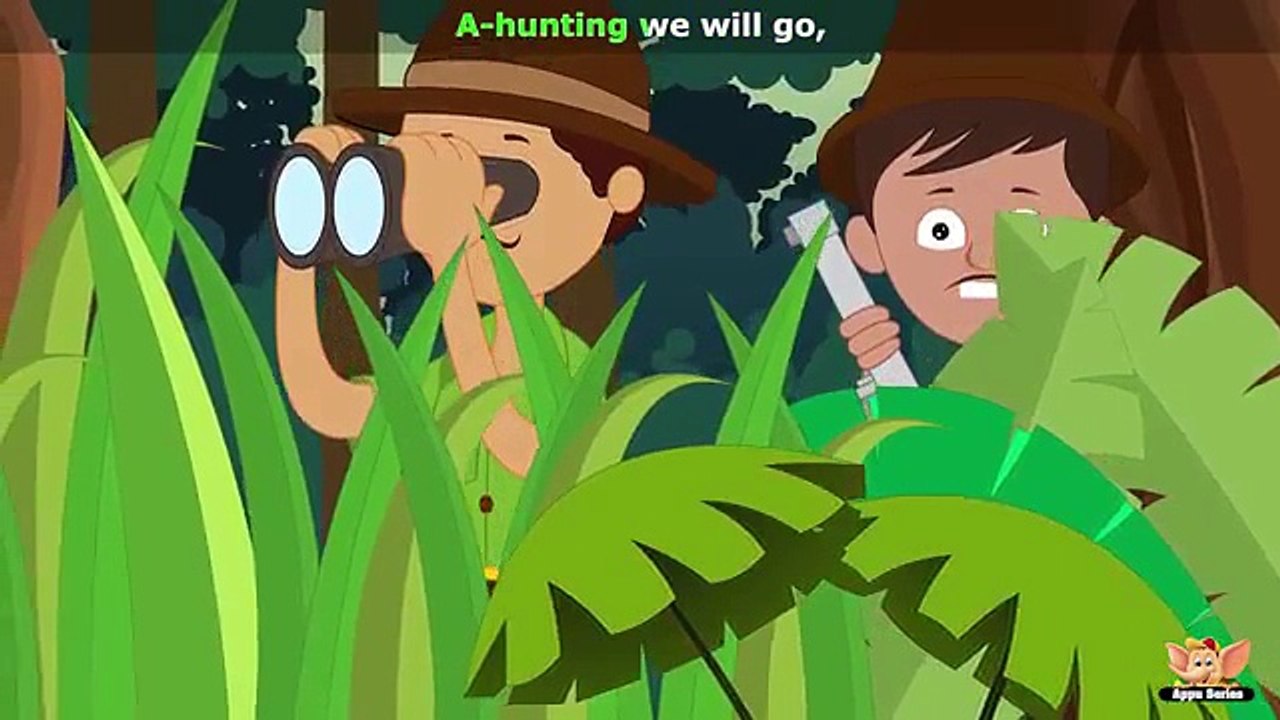 A-hunting We Will Go - Nursery Rhyme with Karaoke