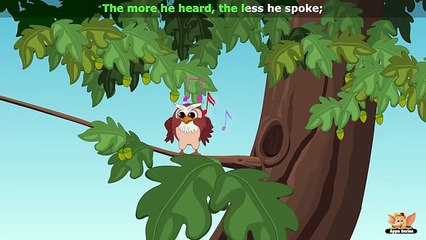 A Wise Old Owl - Nursery Rhyme with Karaoke