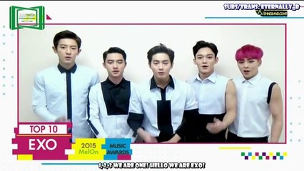 [ENG SUB] 151107 MMA TOP 10 EXO