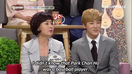 [ENG SUB] 130526 Happy Sunday Mama Mia - Kevin cut