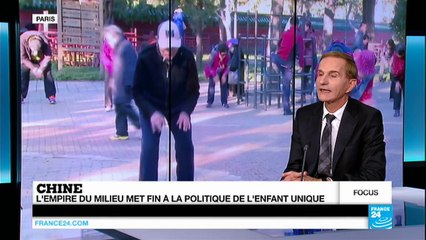 Dr Pierre Picquart France 24 2015 Chine Démographie enfant unique